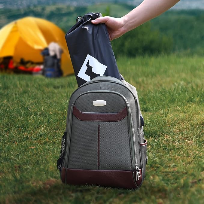 VILLEY Portable Camping Side Table Ultralight Aluminum Folding Beach Table with Carry Bag for Outdoor Cooking Picnic Camp Boat Travel