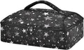 Casserole Carrier White Stars PatternInsulated Casserole Carrier for Hot or Cold Food Thermal Lunch Tote for Potluck Parties Picnic Beach Fits 9 x 13 Inches Baking Dish