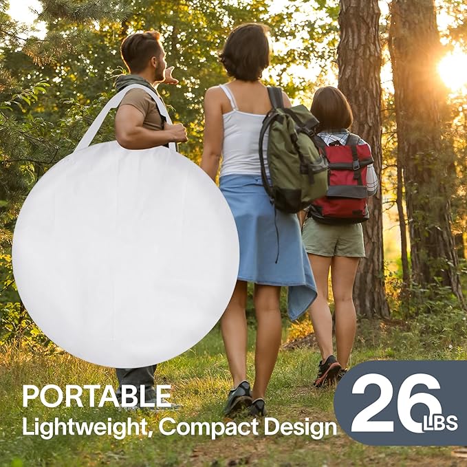 Alvantor Pop Up Screen House Gazebo with Mosquito Netting Instant UV Resistant Sun Shelter for Patio &amp Backyard Portable Canopy Tent for 2-10 Person