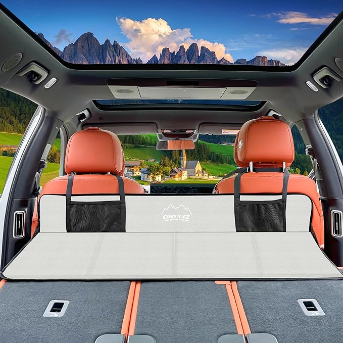 ONTYZZ Car Rear Seat Mattress Extension Plate for Air Mattress Foldable Portable Mattress for Sleeping Increase Vehicles Bed Camping Space