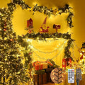 2000 LED Warm White Christmas Lights: 147Ft Twinkle Lights for Christmas Tree with Remote - Waterproof Fairy Lights Firecracker Plug in String Lights for Garden Wedding Party Indoor &amp Outdoor Use