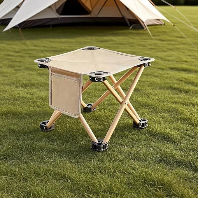 Portable Collapsible Stool for Mountaineering and Hiking Collapsible Stool Lightweight Folding Chair Suitable for Camping Outdoor Activities Fishing (2 Grey)