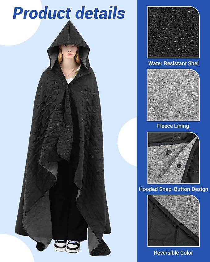 4 Pack Outdoor Camping Blanket Bulk - Fleece Waterproof &amp Foldable Stadium Blanket with Portable Bag for Cold Weather Sports Pet Beach Picnic Stadium Travel Car - 79 * 55inch