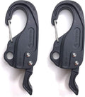 Rope Tightener Guyline Adjuster for Tents and Tarps one Hand Control Tie Down Cam Mechanism for Camping Hiking Backpacking (2pcs) Essential Pocket Tools for Post-Disaster RecoveryWindproof
