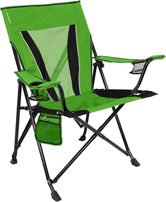 Kijaro XXL Dual Lock Portable Camping Chair - Supports Up to 400lbs - Enjoy The Outdoors in a Versatile Folding Sports &amp Outdoor Chair
