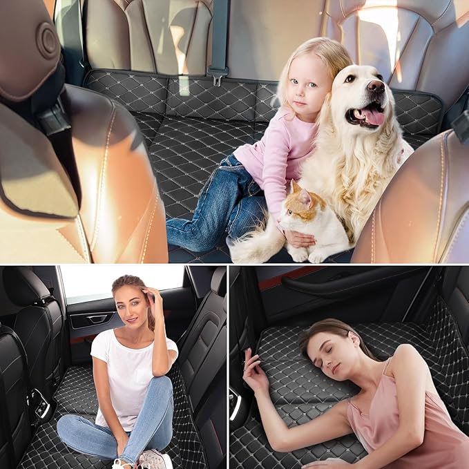 Non-Inflatable Car Mattress Foldable Car Back Seat Extender for Sleeping for Sedan/SUV Camping Essential