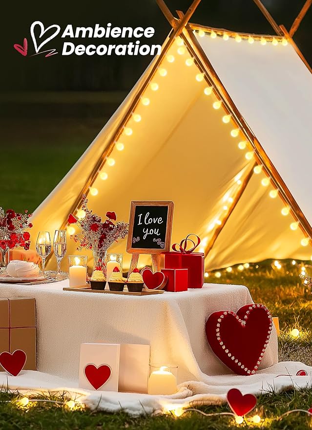 Brightown Battery Operated String Lights for Bedroom 2 Packs Total 39Ft 120 LED Globe Fairy Lights for Balcony Classroom Wedding Girls Room RV Christmas Garden Party Camping Indoor Outdoor Decor