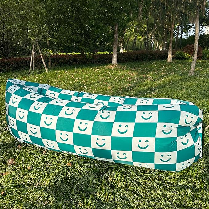 Inflatable Lounger Air Sofa Chair Camping &amp Beach Accessories Portable Water Proof Couch for Hiking Picnics Outdoor Music Festivals &amp Backyard Lightweight Air Hammock (170x80cm / 66.9x3