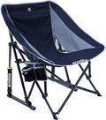 GCI Outdoor Pod Rocker Collapsible Rocking Chair &amp Outdoor Camping Chair Indigo Blue