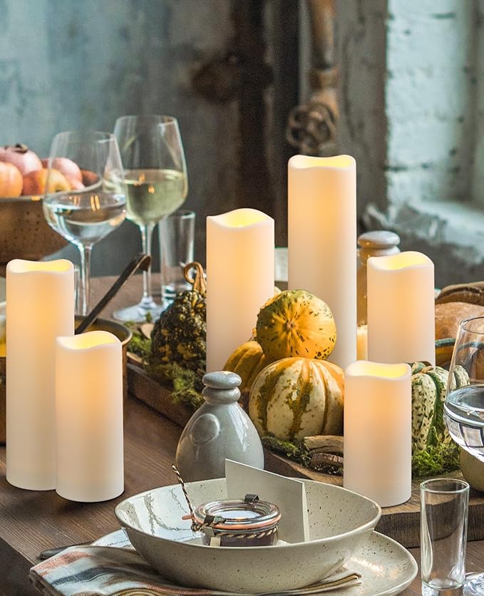 Outdoor Waterproof LED Candle Lamp with Remote Control Indoor Bedside Lamp Battery Candle The Night Light is Dimmable Candle 12pcs It is Suitable for Decorative Lighting atmospheres
