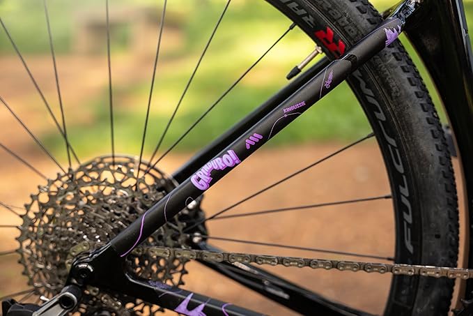 Bike Frame Protection Kit - 18-Piece Clear Film for Gravel &amp Road - Ultra-Light 200µm PVC Scratch-Resistant Easy DIY Install