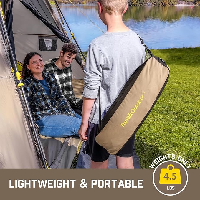 FanttikOutdoor Zeta C3 Camping Tent &amp FanttikOutdoor Zeta L8 Max Camping Chair
