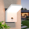 Motion Sensor Porch Light Outdoor Wall Mount Light Fixture White LED Wall Sconce IP54 Waterproof for Garage Front Door Patio House3000K 18W 1800lm