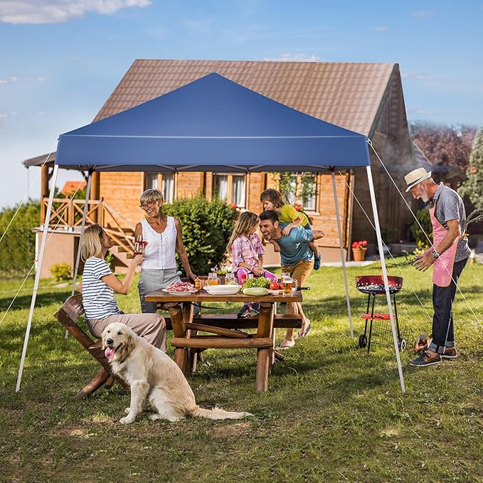 3 x 3M Portable Home Use Waterproof Folding Tent Blue