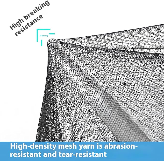 Portable Clear-Top Pop-Up Mosquito Tent with Black Base | Large 78x28x28 Dome for Camping &amp Outdoors | Instant Setup Bug Net