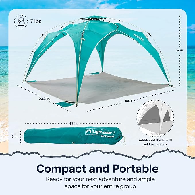 Lightspeed Outdoors Eco Quick Canopy Beach Tent Parasailing