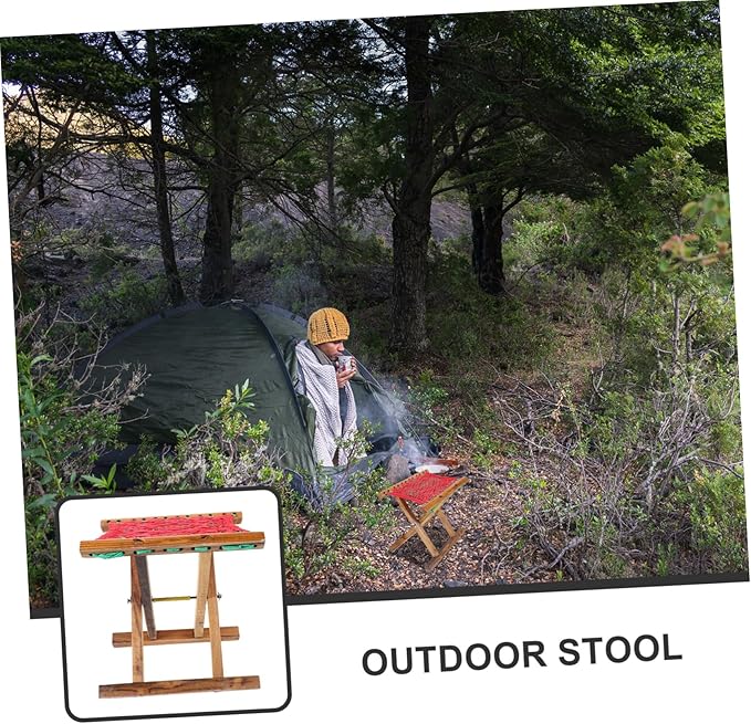 Outdoor Portable Folding Stool for Camping Fishing and Beach Lightweight Compact and Stable Design for and Use Anytime