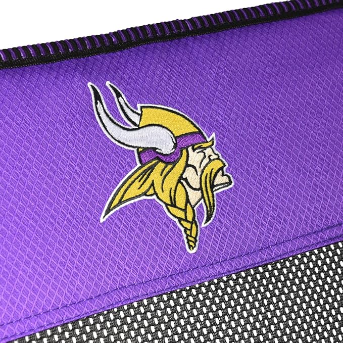 Kijaro Dual Lock Pro Sports Fan Folding Chair 26 L x 35.5 W x 37 H Minnesota Vikings