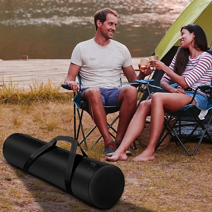 Kovshuiwe 2 Pack Replacement Bag 39.4 Inch for Camping Chair Large Folding Chair Carry Bag Nylon Storage Tent Bag with Handle Strap for Travel Outdoor Camping Sports-39.4x10x10inch（Only Bag）