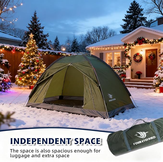 7.2 × 4 × 4 Feet Single Backpack Tent Waterproof Camping and Hiking Tent can be Used by One Person Light and Durable