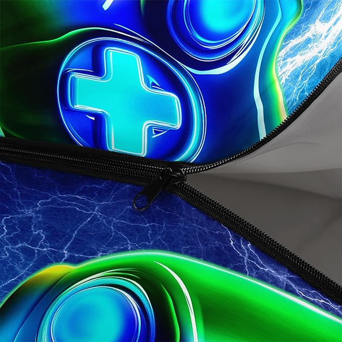 Axolotl Blue Gamepad Sleeping BagWaterproof Lightweight Gaming Sleeping Bag Game Console Camping Bag for Boys TeensWarm and Cool Weather Green Portable Sleeping Bag for Camping Outdoor Indoor