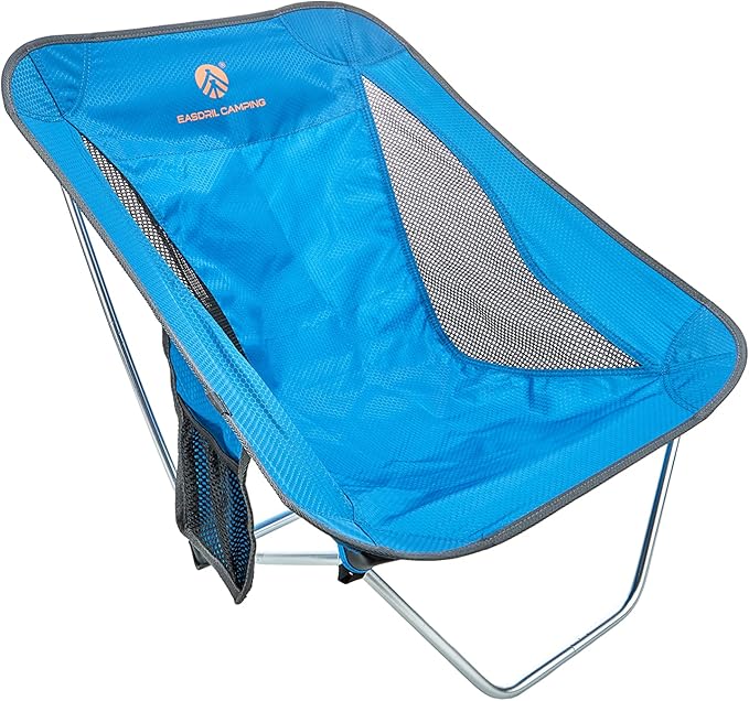 Ultralight Folding Camping Chair Low Lightweight Foldable Camp Chairs with Carry Bag for Hiking Backpacking Picnic Outdoor Concert Sports Events Beach