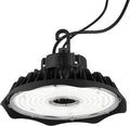 JONATHAN Y JYL9801A 12 in. 200-Watt Integrated LED High Bay Indoor/Outdoor UFO Light with 26000 Lumens 5000K Black