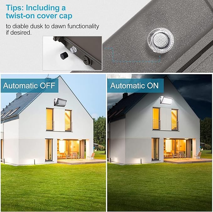 Lightdot 8Pack 70W LED Wall Pack Lights 100-277v Off Dusk to Dawn Photocell 10500Lm(150Lm/W) 5000K IP65 Outdoor Exterior Lighting for GarageWarehouseYardBuildingFactoryETL