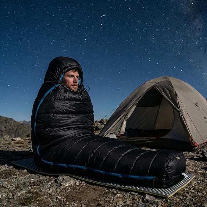Naturehike 0 Degree Ultralight Down Sleeping Bag for Adults 650 Fill Power Backpacking Cold Weather Sleeping Bag with RDS Down -2℉ / 18℉ Sleeping Bags for Camping Hiking