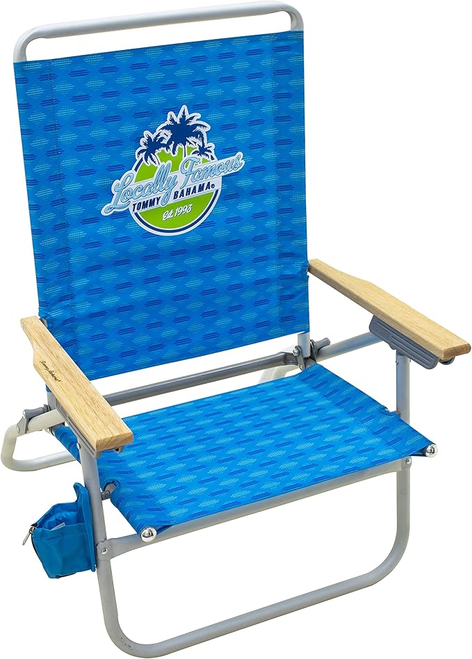 Tommy Bahama 4-Position Easy in-Easy Out Folding Beach Chair