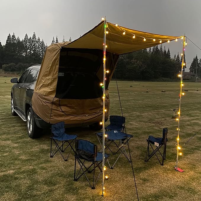 Camping Mattress Car Trunk Tent Sunshade Rainproof Tailgate Shade Awning Tent for Car SelfDriving