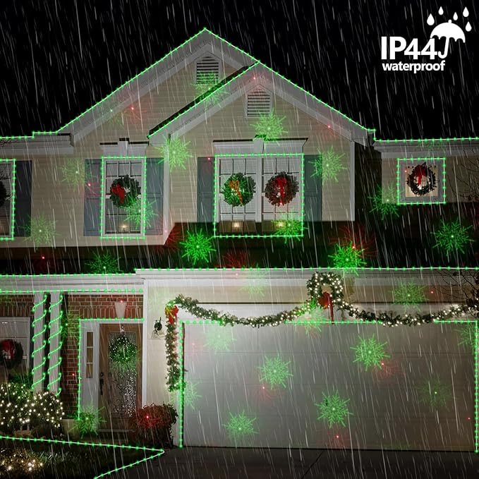 YEGUO Solar Christmas Light Outdoor Waterproof 66ft 200 LED Green Rope Lights 8 Modes Tube String Lights in Clear Thin Tube