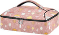 Casserole Carrier Cute Mushrooms and Tulips PrintInsulated Casserole Carrier for Hot or Cold Food Thermal Lunch Tote for Potluck Parties Picnic Beach Fits 9 x 13 Inches Baking Dish