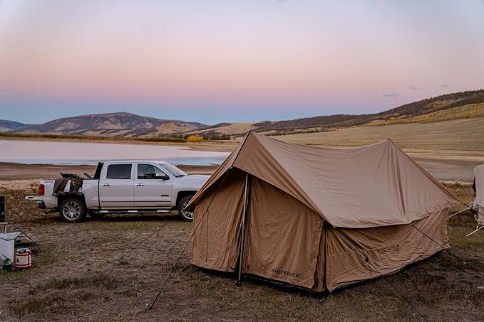 WHITEDUCK Rover Canvas Scout Tent Waterproof 4 Season Luxury Outdoor Camping and Glamping Yurt Tent