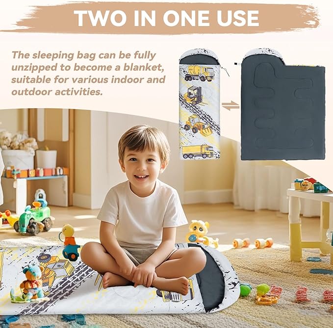 Kids Sleeping Bag for Camping - Lightweight 3 Season Backpacking Sleeping Bag Compact Child Sleeping Bag for Girls and Boys Waterproof Youth Sleeping Bag for Outdoor by Croosseoutdoors
