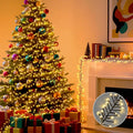 1000 LED 50FT Cluster String Lights Outdoor Warm White Waterproof Christmas Tree Firecrackers String Lights with 8 Modes &amp Timer Plug in Twinkle Fairy Lights Decor for Indoor Xmas Party Bedroom