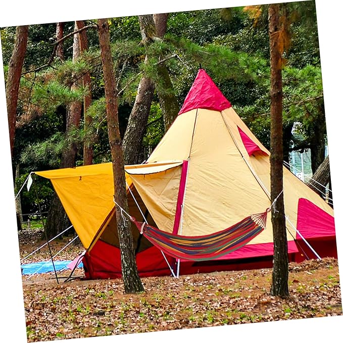 POPETPOP 150kg Load Capacity Rollover Hammock Straps Bug Net for Camping Garden Hiking Beach Travel Family Boys and Girls Relaxation