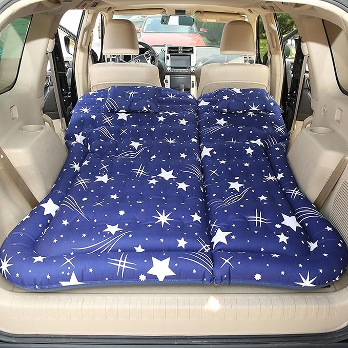 Air Mattress for Toyota Wigo 2014 2015 2016 2017 Portable Foldable Car Inflatable Mattress with Air Pump for Home Car Travel CampingF