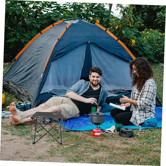 1pc Camping Table Picnic Table Cup Holders Portable Outdoor Folding for Camping Beach BBQ and Events