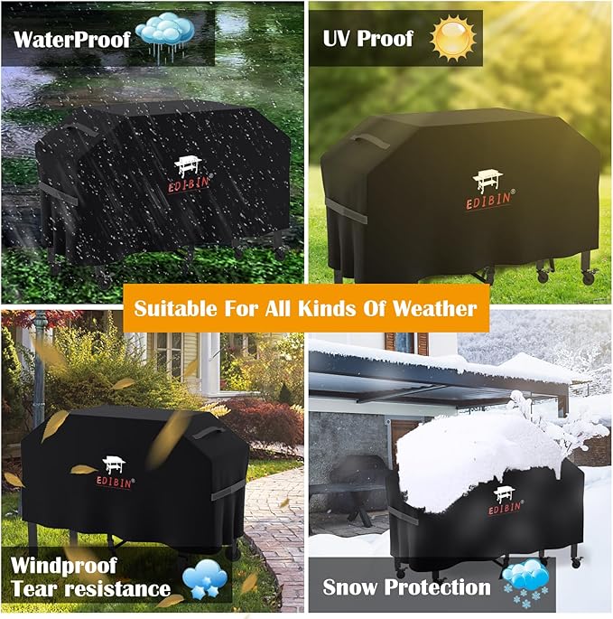 36 Inch Griddle Cover for Blackstone 1554 36” Omnivore Griddle with Hard Cover Heavy Duty Waterproof 36” Griddle Cover for Blackstone 2177 Griddle