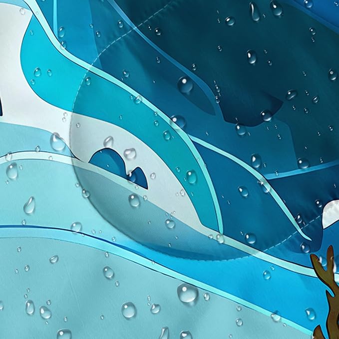 Kids Sleeping Bag for Boys GirlsCartoon Blue Unicorn Print-Lightweight Warm Portable Outdoor Indoor-Waterproof Cold Weather Resistant Sleeping Bag for Camping Hiking