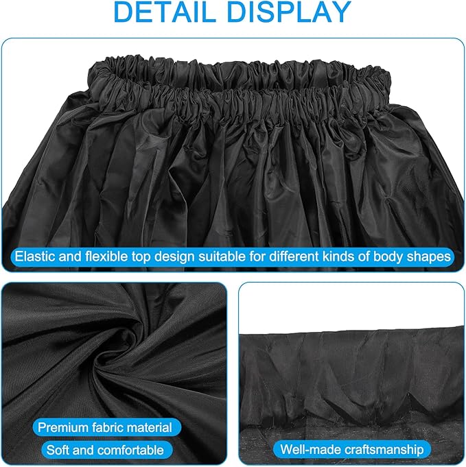 PATIKIL Portable Dressing Room 1.2M Length Instant Dressing Cover Up Changing Tent Privacy Shelter for Beach Boating Camping Competition Black