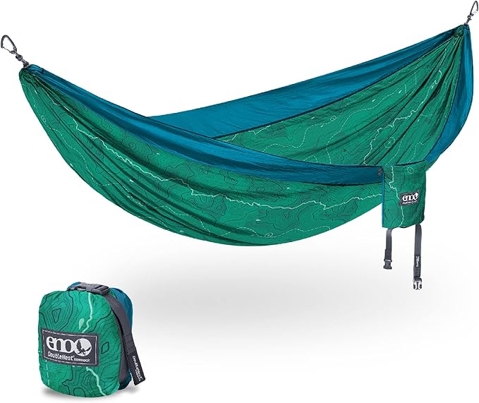 ENO Eagles Nest Outfitters DoubleNest Lightweight Camping Hammock 1 to 2 Person Special Edition Colors ATC
