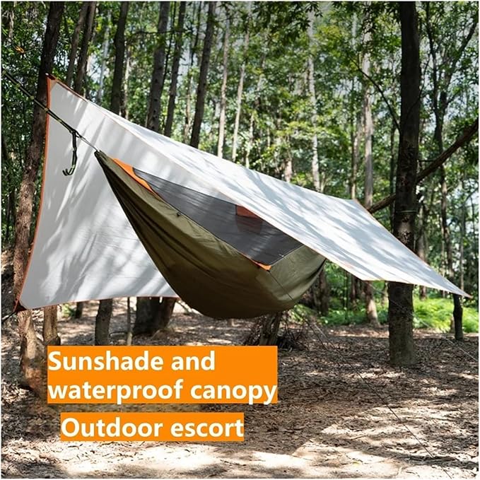 Camping Hammock With Mosquito Net Outdoor Garden Portable Awning Tent Canopy Sleeping Hanging Hammocks SwingCompatible For Nature Hike(Hammock 2)