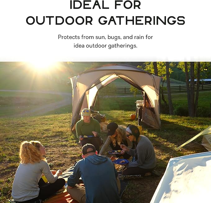 NEMO Equipment Victory Screenhouse Camp Shelter - One Size - Fog/Smokey Olive