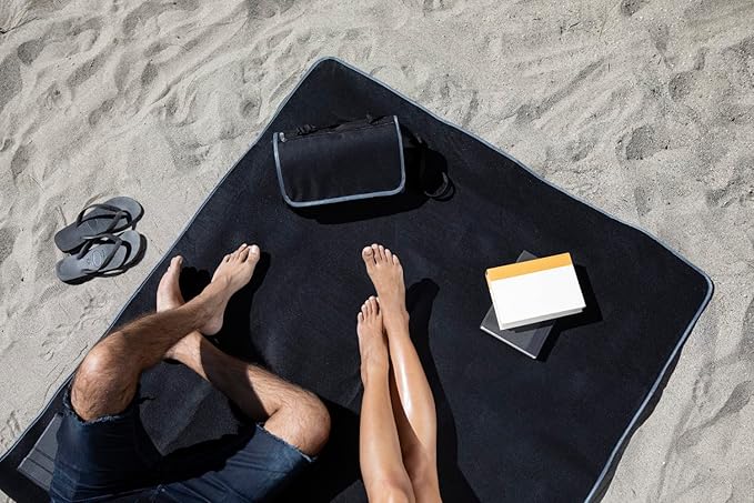 PICNIC TIME NFL Chargers Blanket Tote Outdoor Picnic Blanket - Beach Blanket - Camping Blanket
