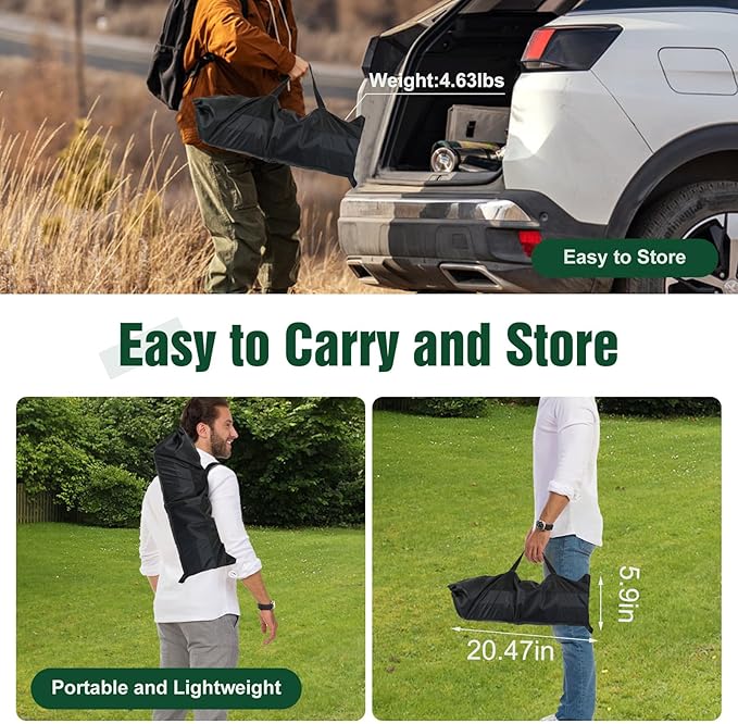 Portable Camping Table Camping Table Foldable with Carrying Bag Ultralight Carbon Steel Beach Table Indoor Outdoor for Camping Picnic BBQ Beach Party Patio Fishing Carbon Steel