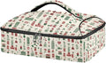 Casserole Carrier Pattern Italian Mountain Style ArtInsulated Casserole Carrier for Hot or Cold Food Thermal Lunch Tote for Potluck Parties Picnic Beach Fits 9 x 13 Inches Baking Dish