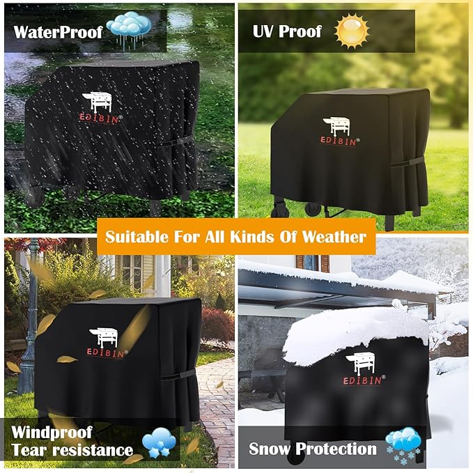 28 Griddle Cover for Blackstone 28 Inch Original Omnivore Griddle 2206Waterproof 28 Inch Griddle Cover for Blackstone 2 Burner Griddle 1517 1605 1853 1555 and 28” Single Shelf Grill Cover