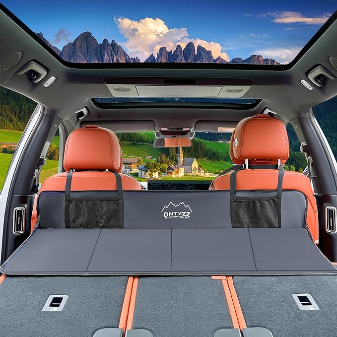 ONTYZZ Car Rear Seat Mattress Extension Plate for Air Mattress Foldable Portable Mattress for Sleeping Increase Vehicles Bed Camping Space